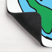 Heart Art World Ecofriendly Icon Happy Earth Clipa Muismat (Hoek)