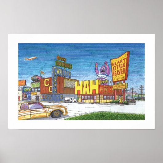 Heart Attack Heaven Baitline Roadd Poster 2 (Voorkant)