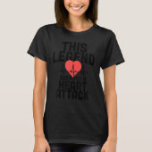 Heart Attack Survivor Recovery Get Well Cardiac Ar T-shirt (Voorkant)