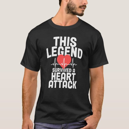 Heart Attack Survivor Recovery Get Well Cardiac Ar T-shirt (Voorkant)