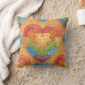 Heart autism kussen (Deken)