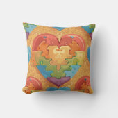 Heart autism kussen (Voorkant)