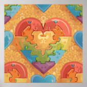 Heart autism poster (Voorkant)