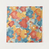 Heart autism wandkleed (Voorkant (horizontaal))