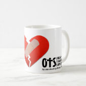 Heart Awareness, Surgery, Survivor Recovery Gift Koffiemok (Voorkant rechts)