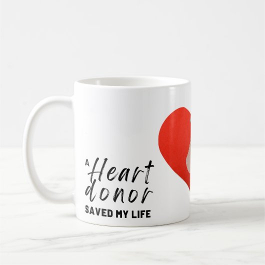 Heart Awareness, Surgery, Survivor Recovery Gift Koffiemok (Links)