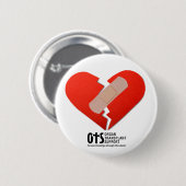 Heart Awareness, Surgery, Survivor Recovery Gift Ronde Button 5,7 Cm (Voorkant /achterkant)