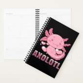 Heart Axolotl | Cute cartoon Axolotl Planner (Display)