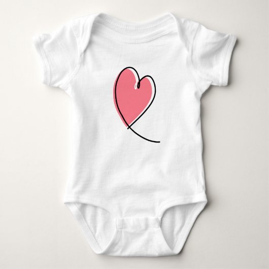 Heart Baby Suits Romper (Voorkant)