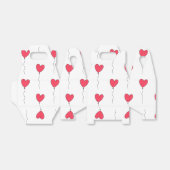 Heart Balloons Bedankdoosjes (Uitgevouwen)