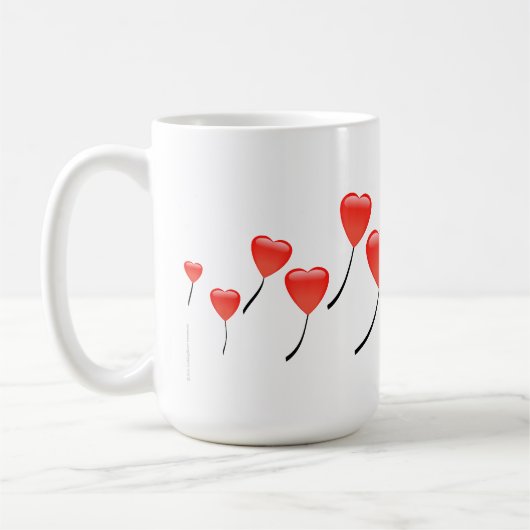 Heart Balloons Coffee-Mok Koffiemok (Links)