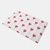 Heart Balloons Deurmat (Schuin)