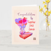 Heart Balloons Engagement Card Kaart (Gele Bloem)