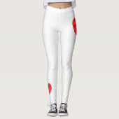Heart Balloons Illustration Design Leggings (Voorkant)