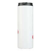 Heart Balloons Illustration Design Thermosbeker (Achterkant)