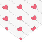 Heart Balloons Korte Tafelloper (Hoek)
