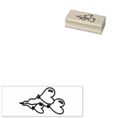 Heart Balloons Rubberstempel (Gestempeld)