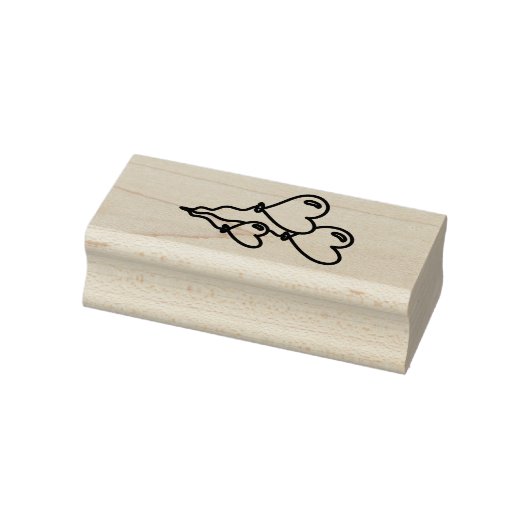 Heart Balloons Rubberstempel (Stempel)