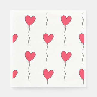 Heart Balloons Servet