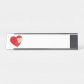 Heart Bandage Bureau Naambordje (Voorkant)