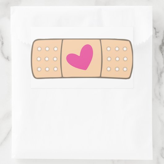 Heart Bandaid sticker (Tas)