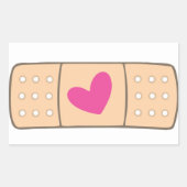 Heart Bandaid sticker (Voorkant)