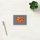 Heart Basketball Love Sport Design Post-it® Notes (Kantoor)