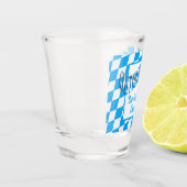 Heart Bayern Beiarian Flag Colors Oktoberfest Shot Glas (Links)