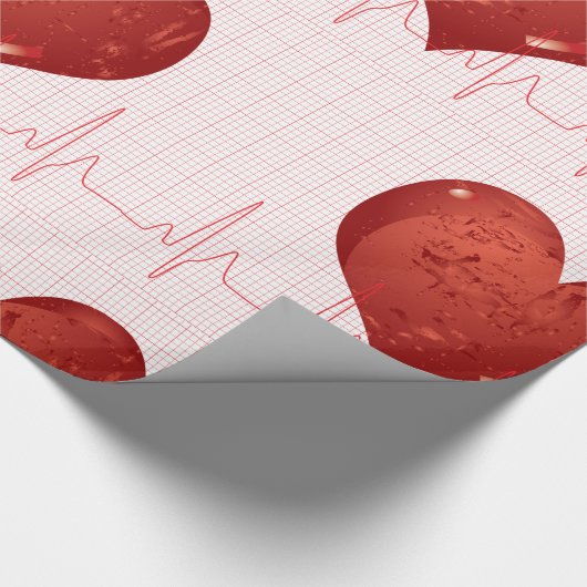 Heart Beat Cadeaupapier (Hoek)