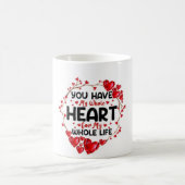 Heart beat coffee mok (Center)