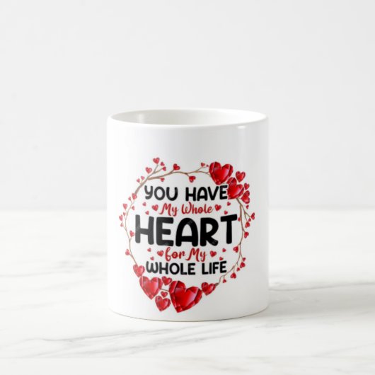 Heart beat coffee mok (Center)