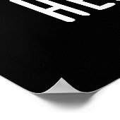 Heart Beat Funny Heart Drummer Pun Dark BG Poster