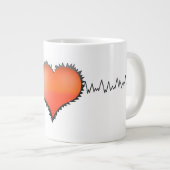 Heart Beat Grote Koffiekop (Voorkant rechts)