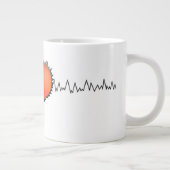 Heart Beat Grote Koffiekop (Rechts)