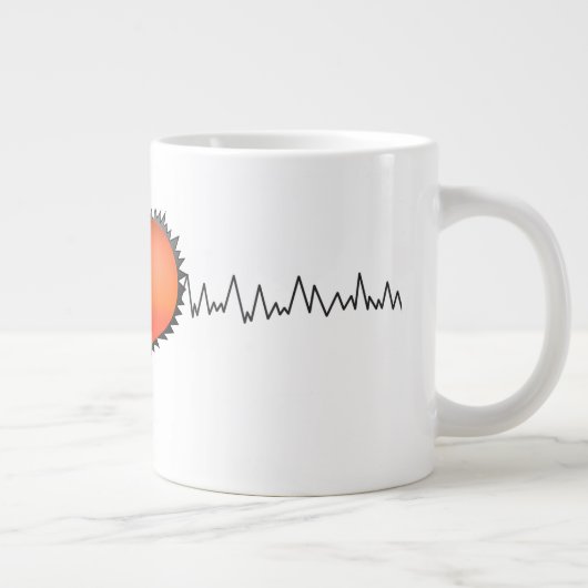 Heart Beat Grote Koffiekop (Rechts)