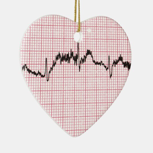 Heart Beat III Keramisch Ornament (Rechts)