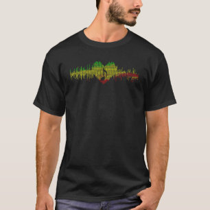Heart Beat Reggae voor reggae Music T-shirt