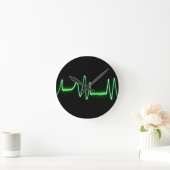 Heart Beat Ronde Klok (Huis)