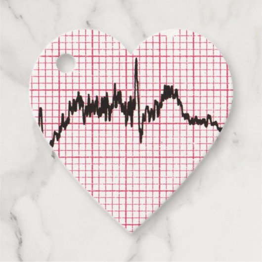 Heart Beat VII Bedankjes Labels (Voorkant)