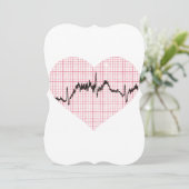 Heart Beat VII Feestdagenkaart (Staand voorkant)