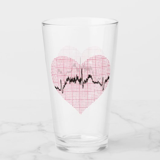 Heart Beat VII Glas (Voorkant)