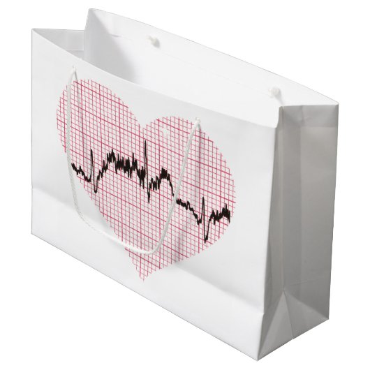 Heart Beat VII Groot Cadeauzakje (Voorkant Gekanteld)