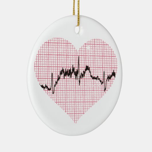 Heart Beat VII Keramisch Ornament (Rechts)