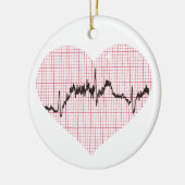 Heart Beat VII Keramisch Ornament (Links)