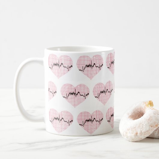 Heart Beat VII Koffiemok (Met donut)
