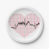 Heart Beat VII Papieren Bordje (Voorkant)
