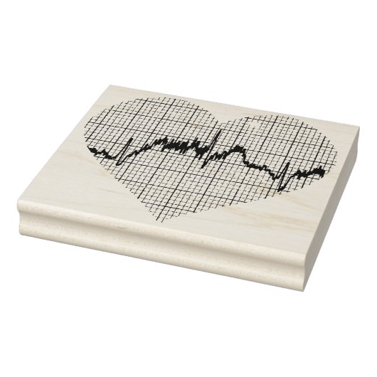 Heart Beat VII Rubberstempel (Stempel)