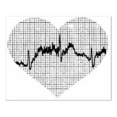Heart Beat VII Rubberstempel (Afrduk)
