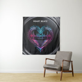 Heart Beats Art Print – Love in Motion Wall Decor Wandkleed