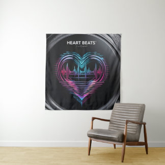 Heart Beats Art Print – Love in Motion Wall Decor Wandkleed